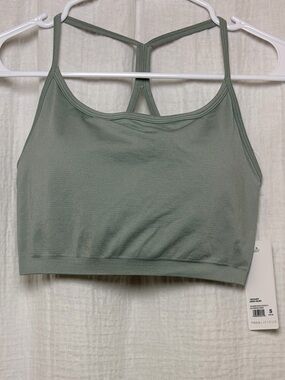 Yogalicious Sage Green Seamless Cropped Camisole
